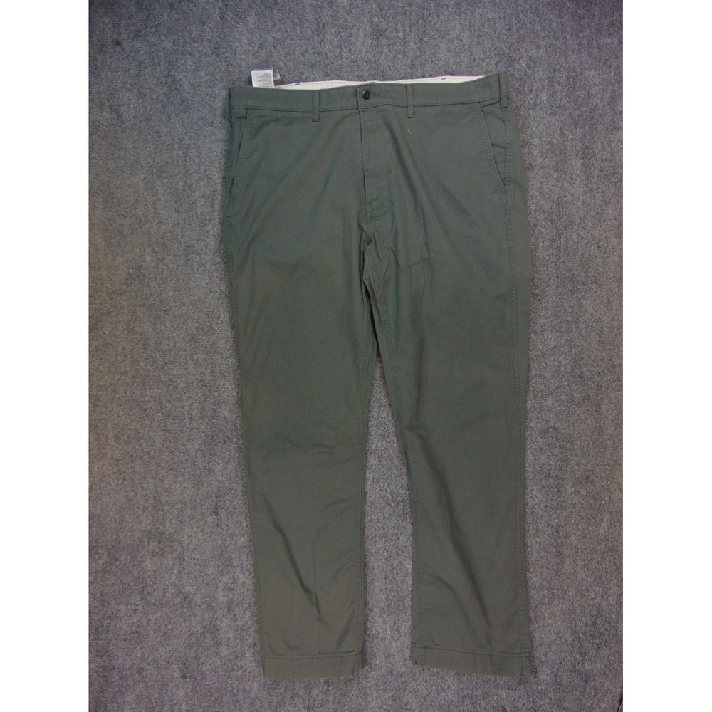 Levi Strauss & Co‎ Pants Mens 40x32 Chino Green Solid Casual Workwear Gorpcore